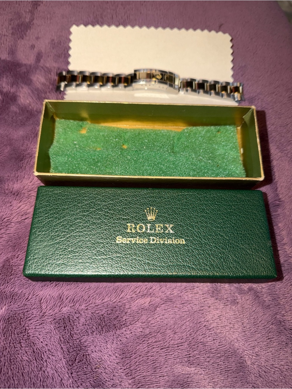 Rolex Two-Tone Gold and Silver Men's Bracelet - Picture 4 of 5